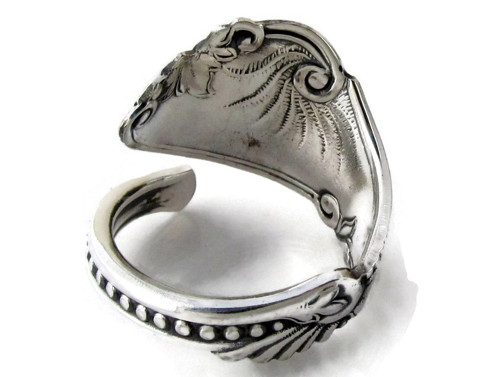 Spoon Ring Wrapped Pequot