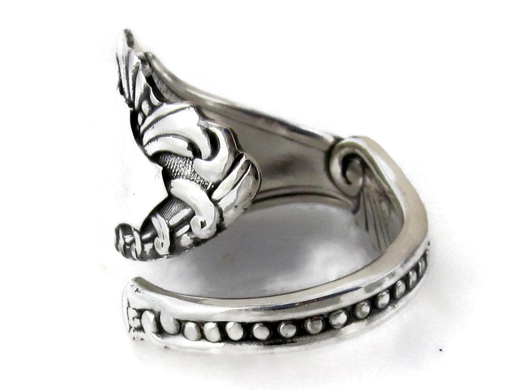 Spoon Ring Wrapped Pequot