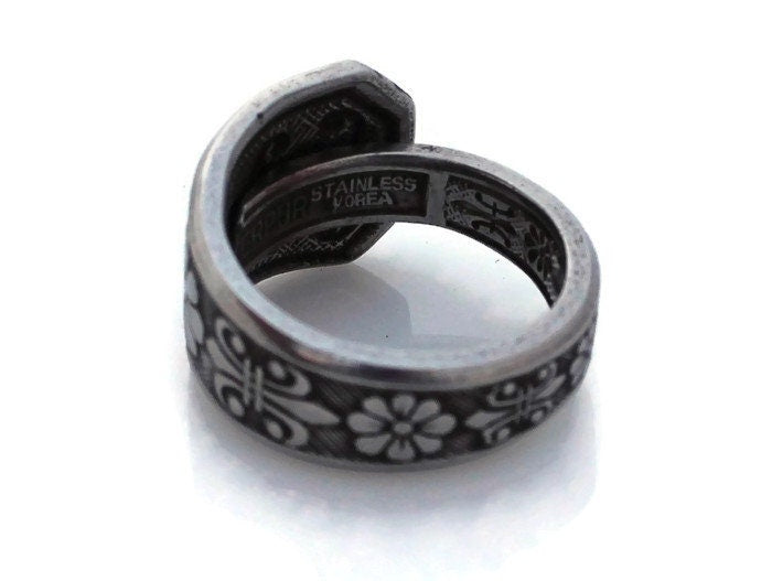 Stainless Steel Spoon Ring Mens Florenz 1972