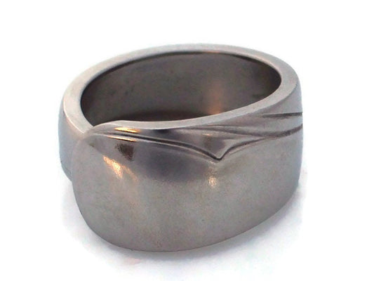 Stainless Steel Spoon Ring Mens Oceanic 1957