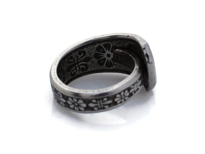 Stainless Steel Spoon Ring Mens Florenz 1972