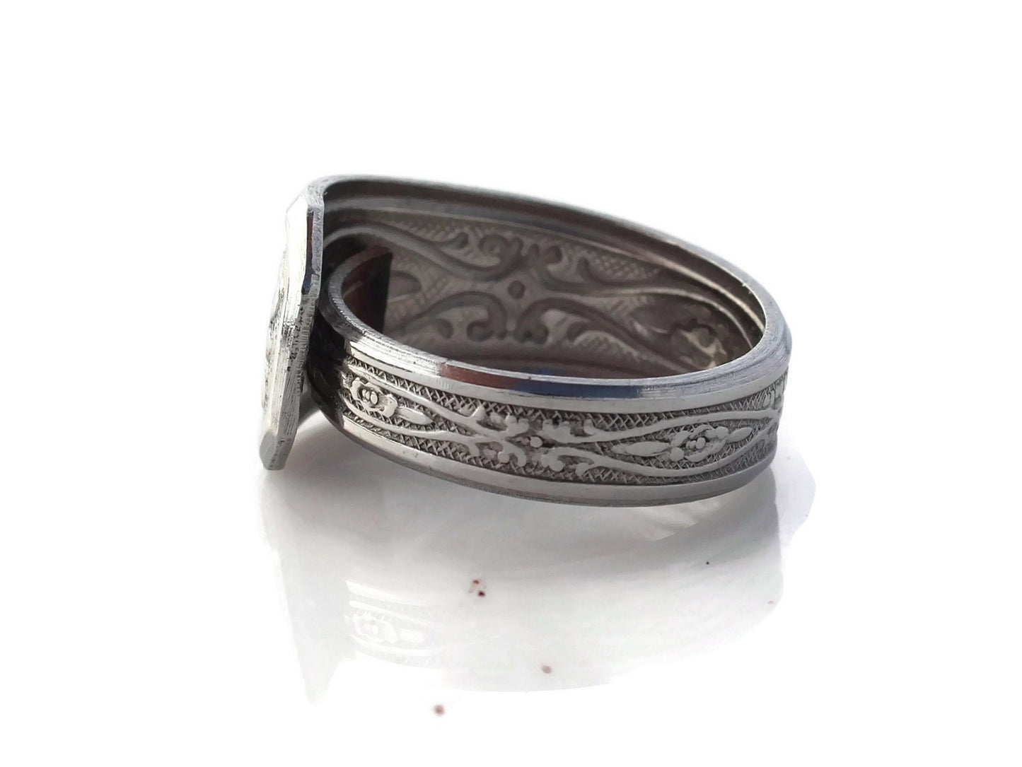 Stainless Steel Ring Mens Ring Spoon Ring Blah Ring Boring Ring Buy This Blah Ring...not to be confused with Bling Ring  Buy It!