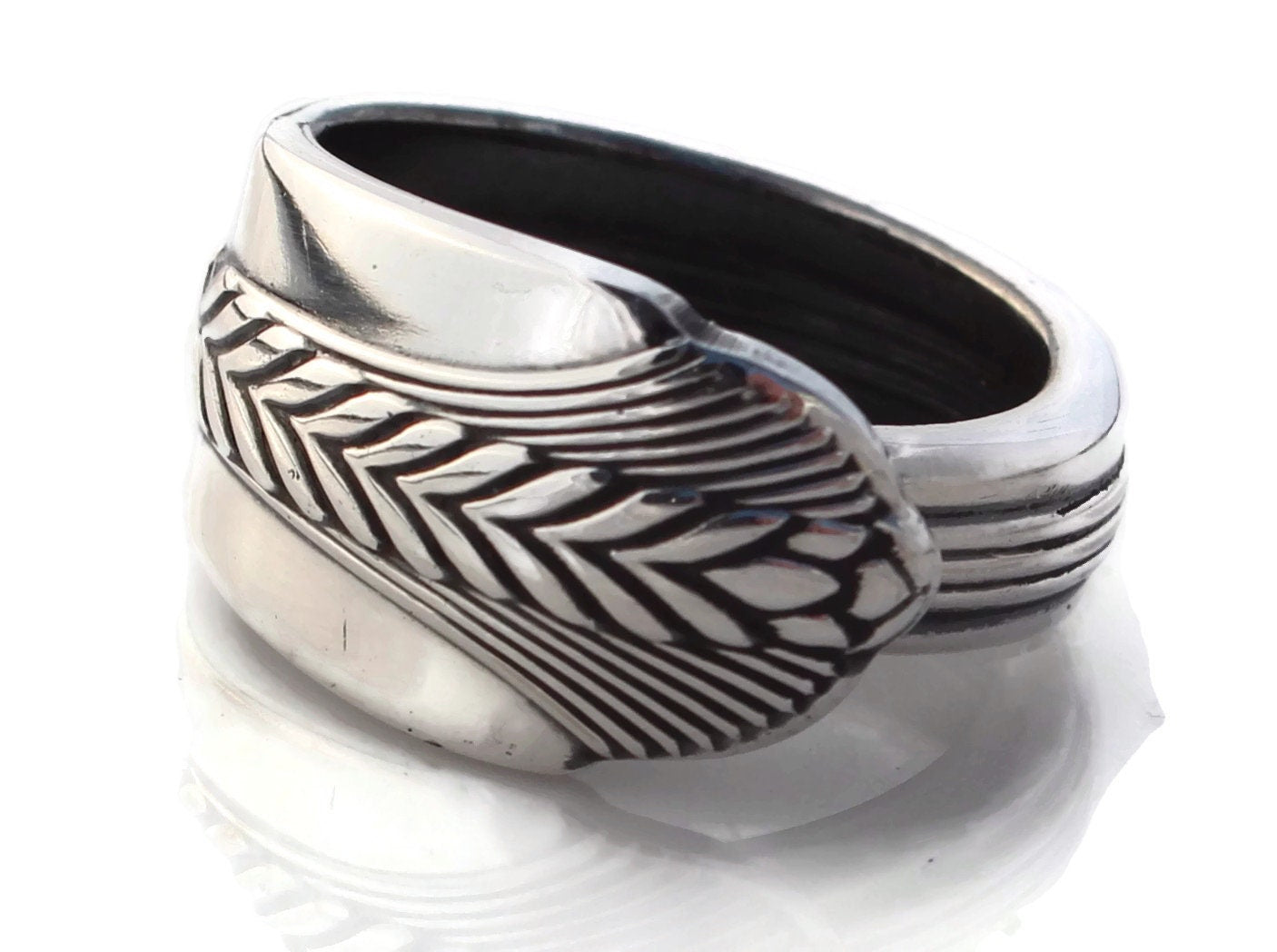 Spoon Ring Allure Size 3-15 Silverware Jewelry Mens Ring Womens Ring Wheat Ring The Ring Gift for Him Ring Gift for Her Ring Special Ring