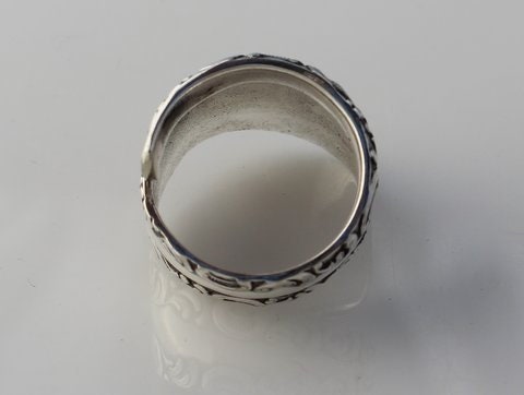 Wrapped Antique Spoon Ring A Pattern Named Two