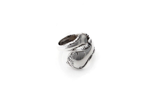 Tiny Midi Sterling Spoon Ring Angelique Pattern