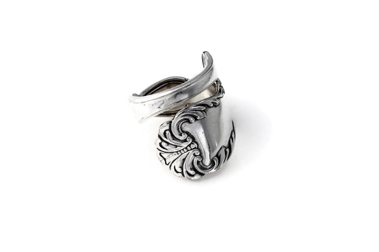 Glasgow From 1894 Spoon Ring Wrapped Style