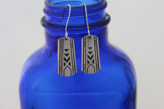 Friendship Art Deco Earrings Silver Earrings 1932 Silverware Jewelry