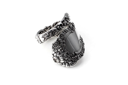 Spoon Ring of Chivalry Wrapped Chevalier from 1895