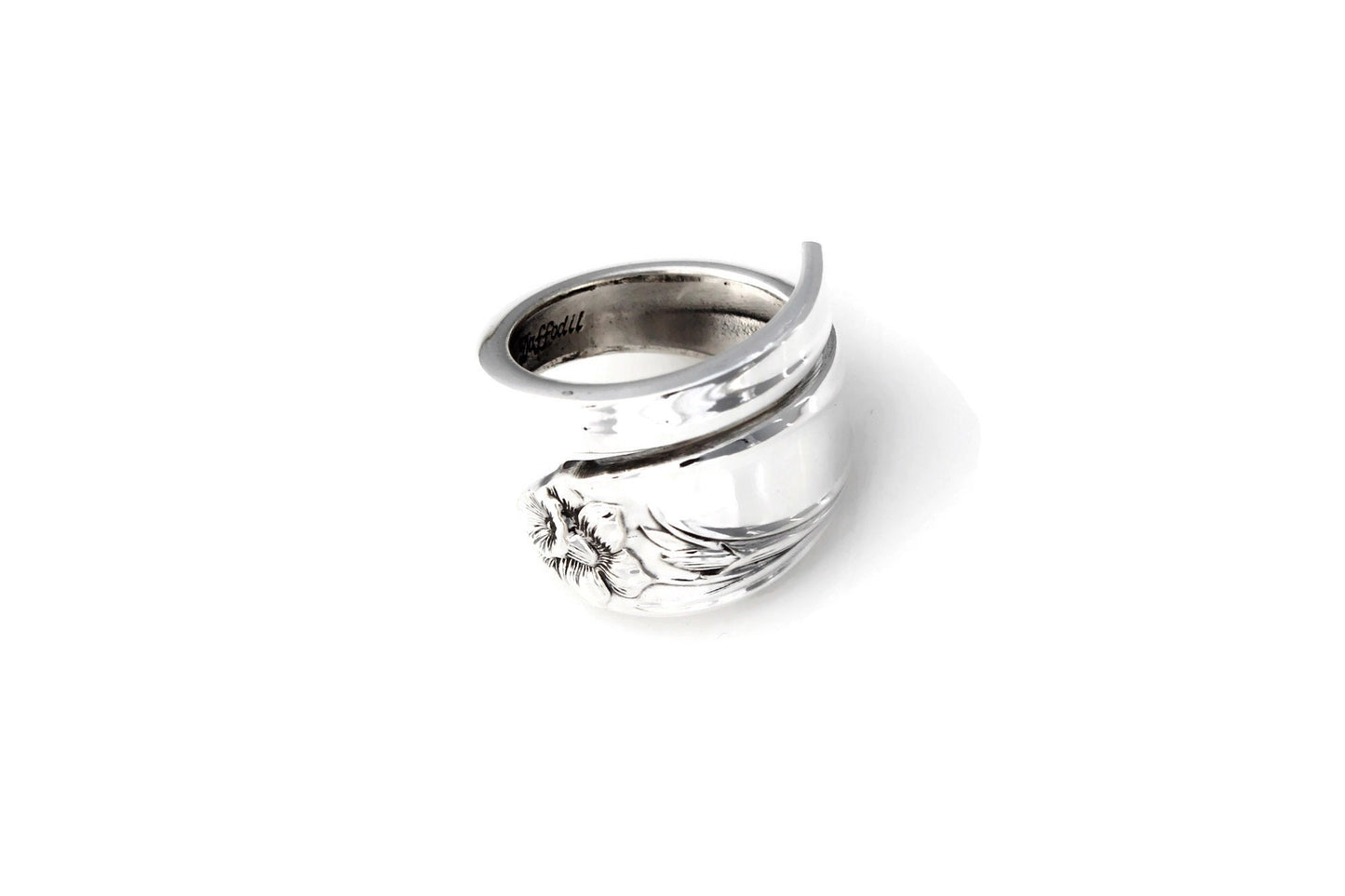 Classic Daffodil Wrapped Spoon Ring From 1950