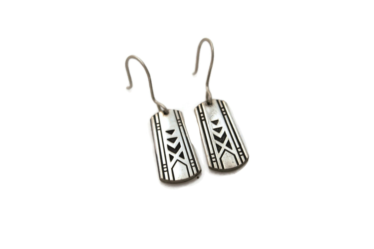 Friendship Art Deco Earrings Silver Earrings 1932 Silverware Jewelry