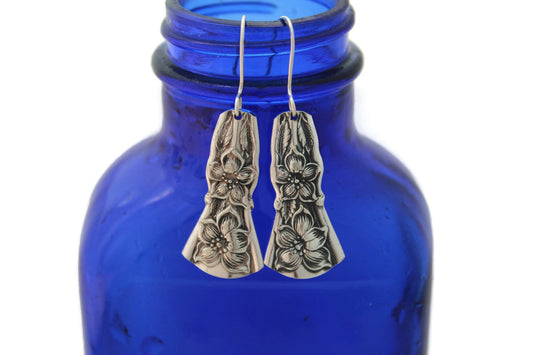 Genuine Orange Blossom Spoon Earrings