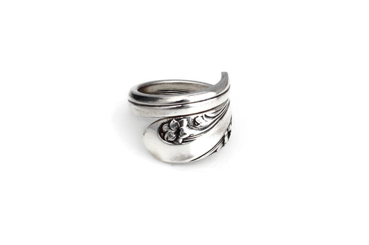 Romance Spoon Ring 1952 Floral