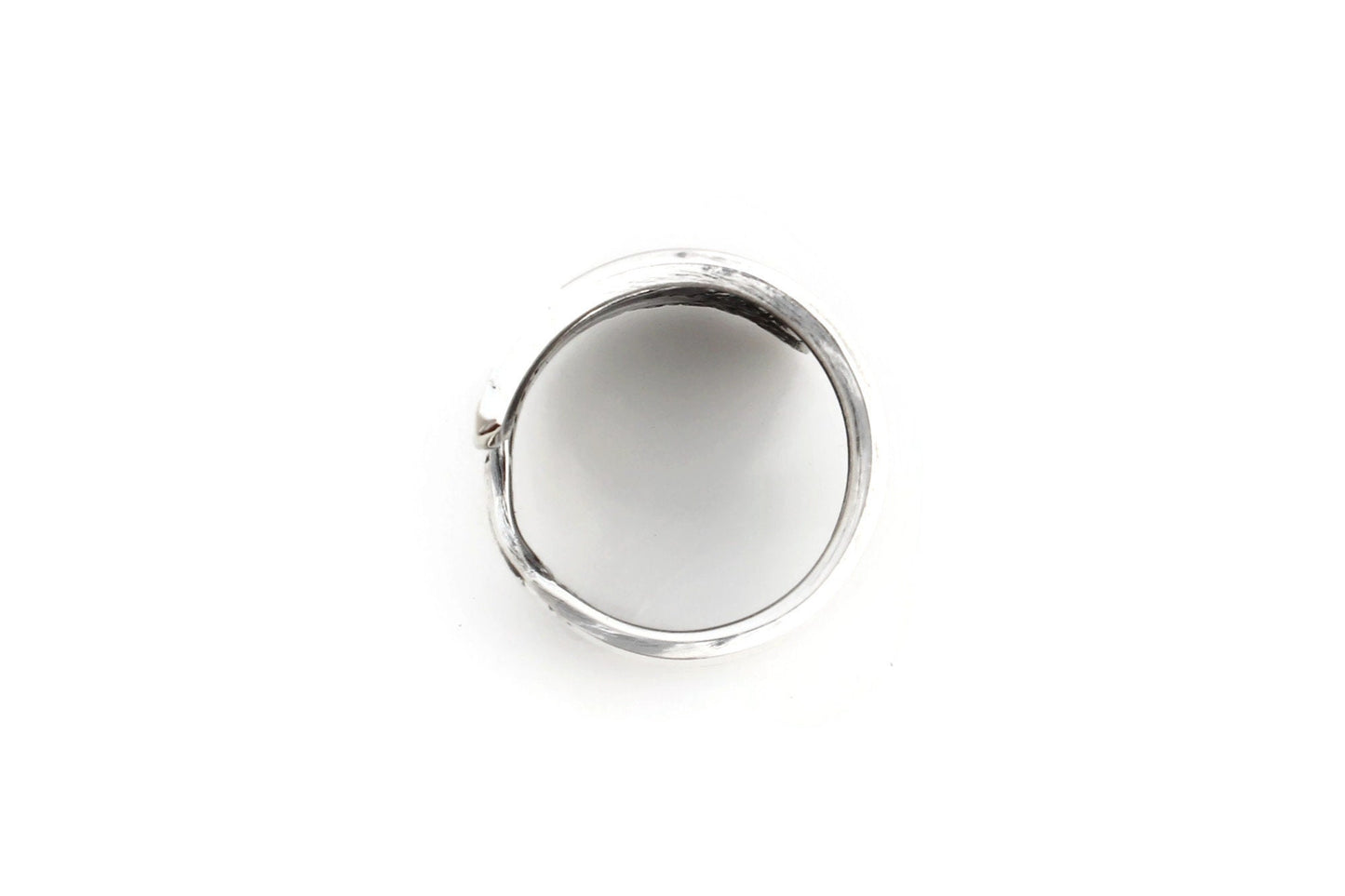Spoon Ring Wrapped Woodland Rose