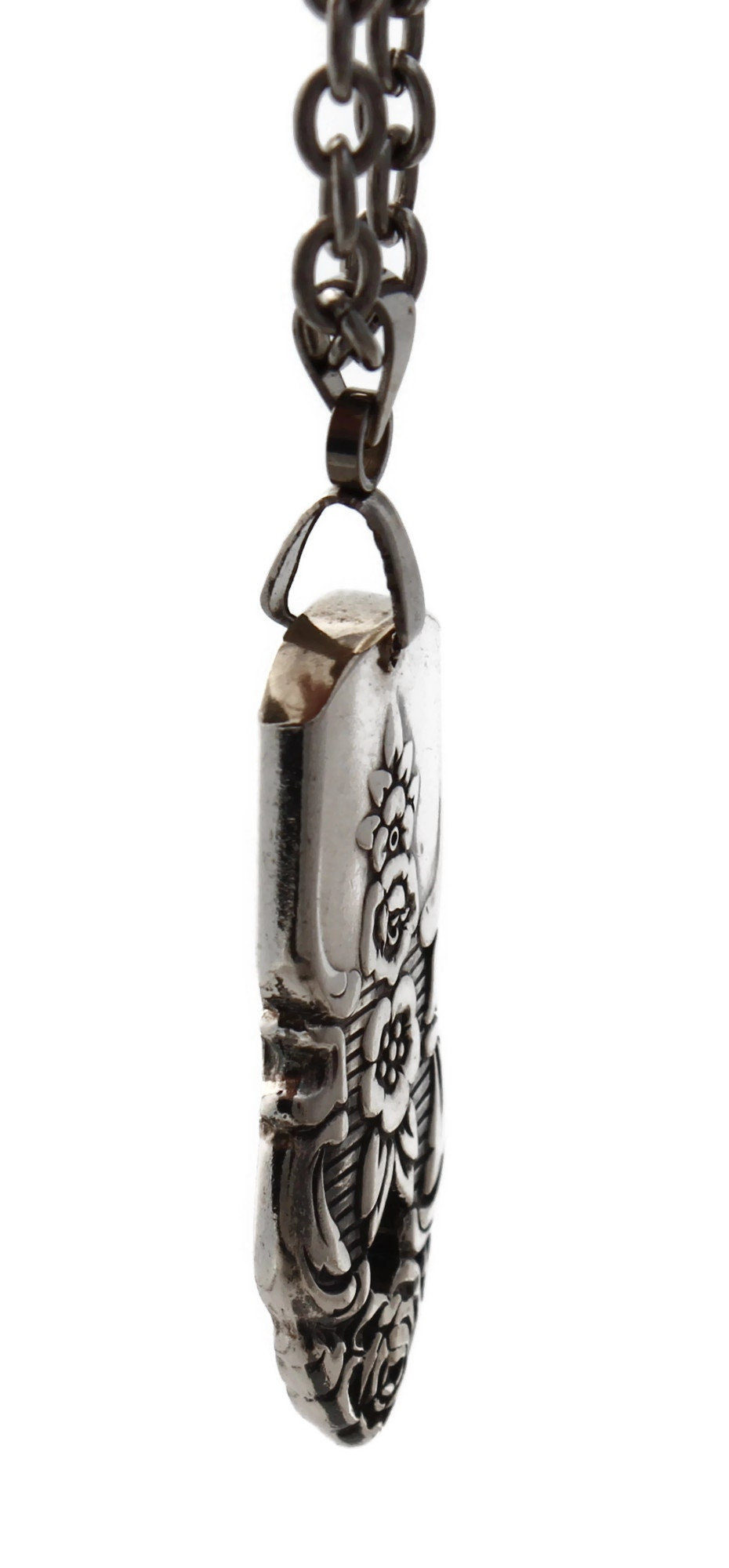 Unique Pendant Silverware Jewelry Art Deco Pendant Necklace Distinction 1951 Gift For Her