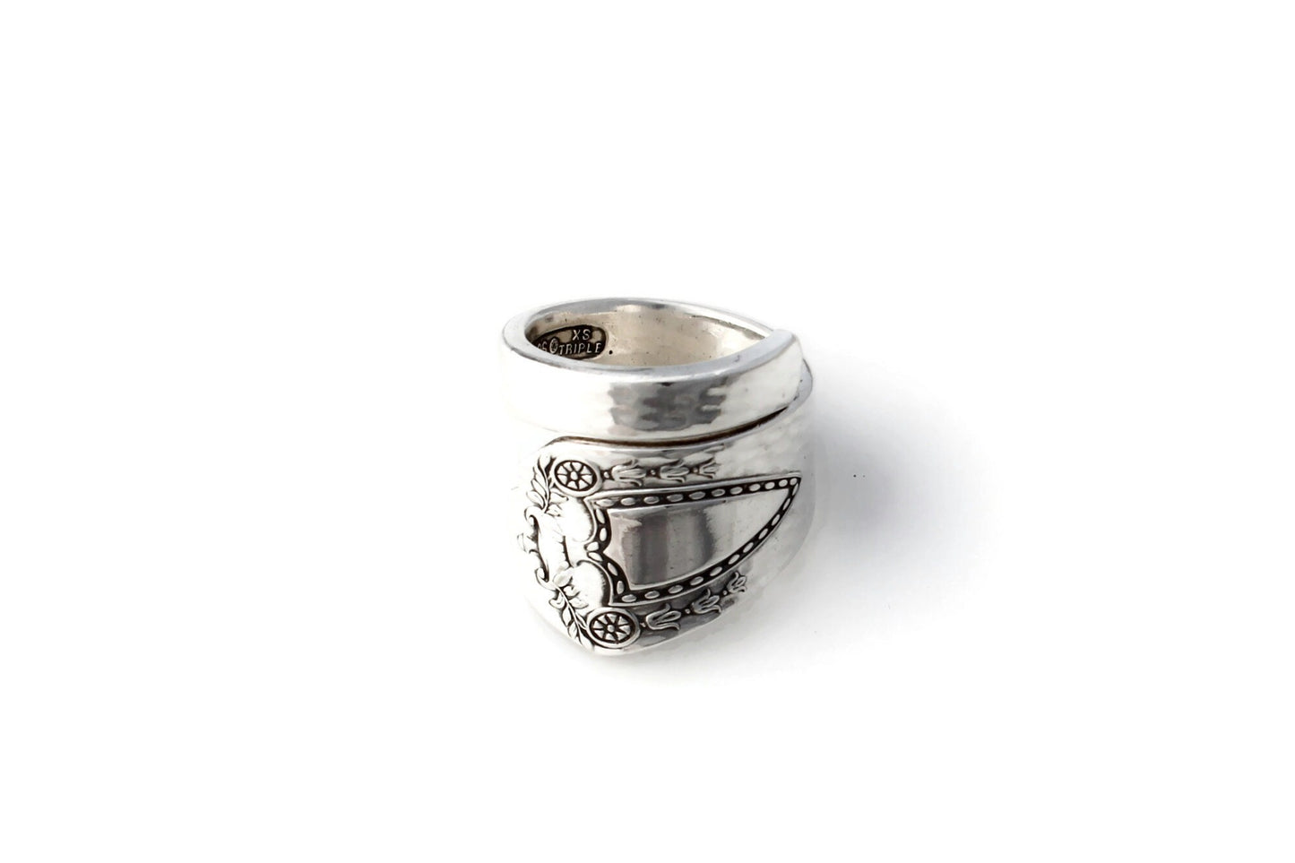 Heraldic Wrapped Spoon Ring from 1916
