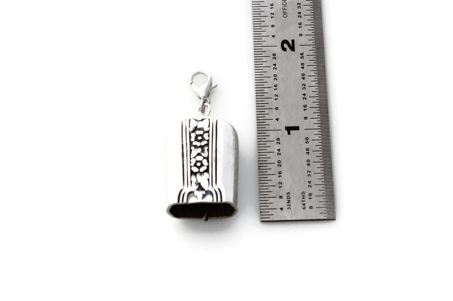 Holiday Ornament Christmas Ornament Angel Bell Ornament Silver Bells Magical Fairy Bell