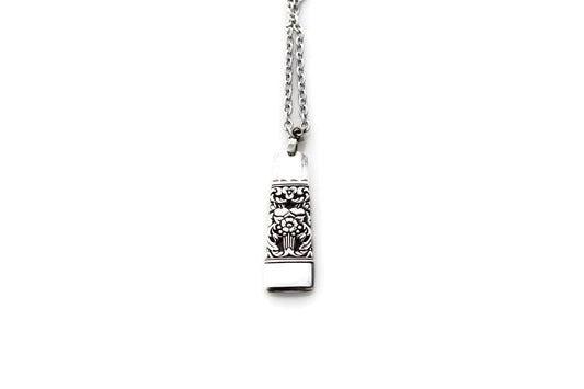 Beautiful Pierced Pendant Silverware Jewelry Pendant Necklace Coronation 1936 Gift For Her