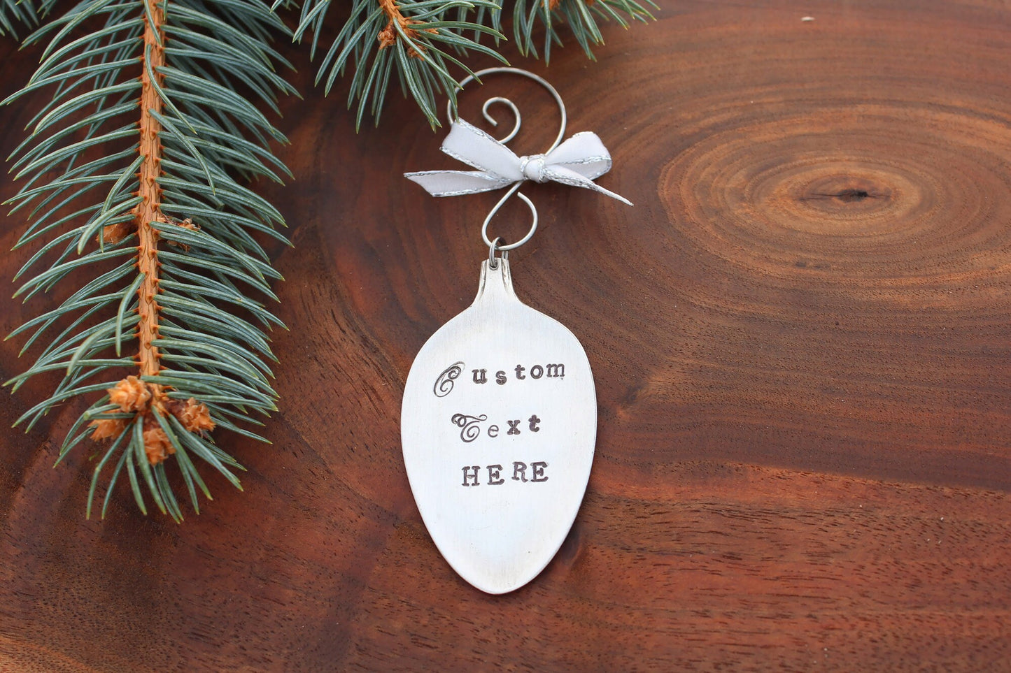 Custom Christmas Ornament Custom Spoon Bowl Personalized Ornament Perfect Stocking Stuffer Gift for Him Gift for Her