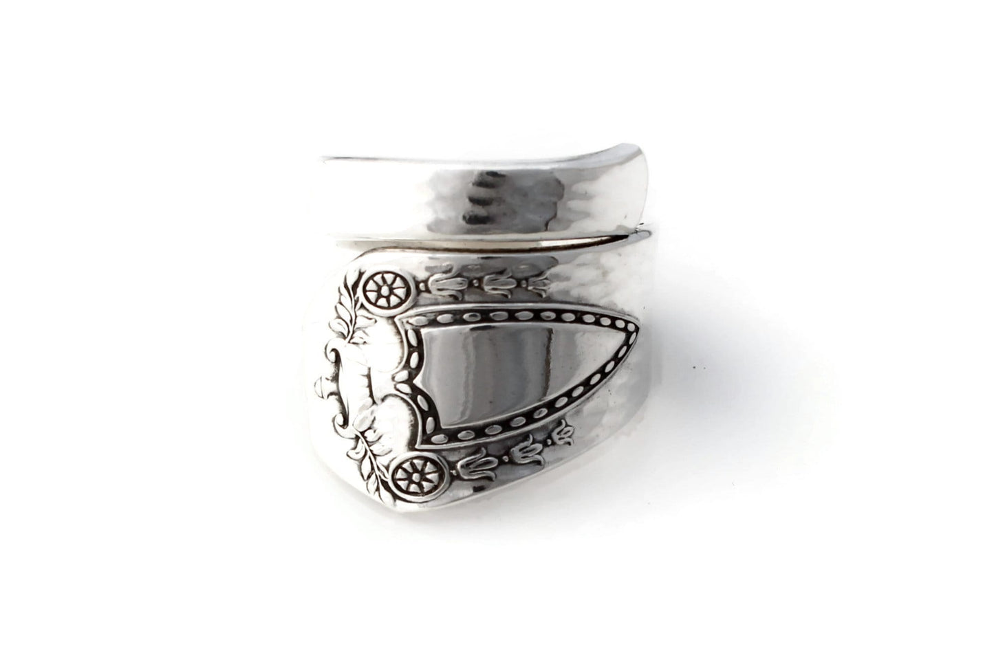 Heraldic Wrapped Spoon Ring from 1916