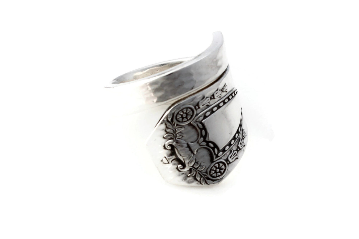 Heraldic Wrapped Spoon Ring from 1916