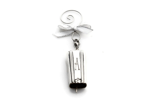 Personalized Ornament Letter 'A' Art Deco Ornament Unique Ornament Pendant
