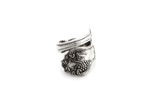 Spoon Ring Moselle Rare Grapes 1906