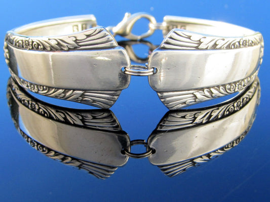 Men's Art Deco Silverware Bracelet Spoon Bracelet Treasure 1940 Gift for Him Gift for Her Christmas Gift On Sale Bracelet