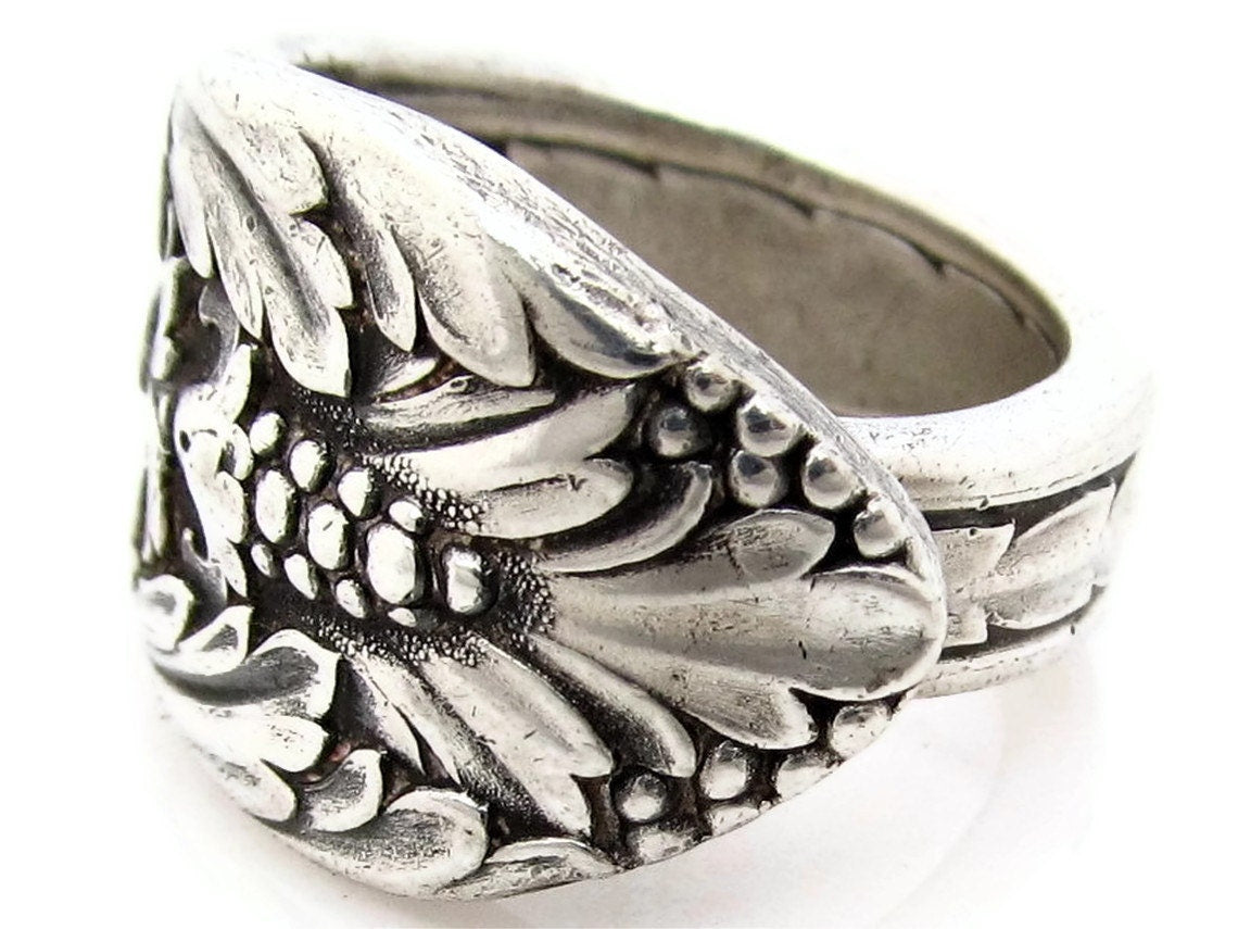 Stunning and Rare Marquise Spoon Ring