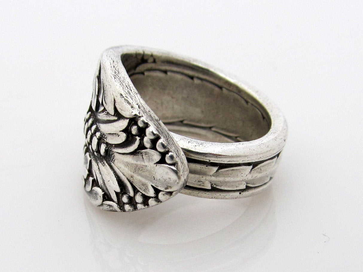 Stunning and Rare Marquise Spoon Ring