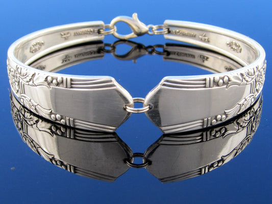 Floral Jasmine Art Deco Spoon Bracelet