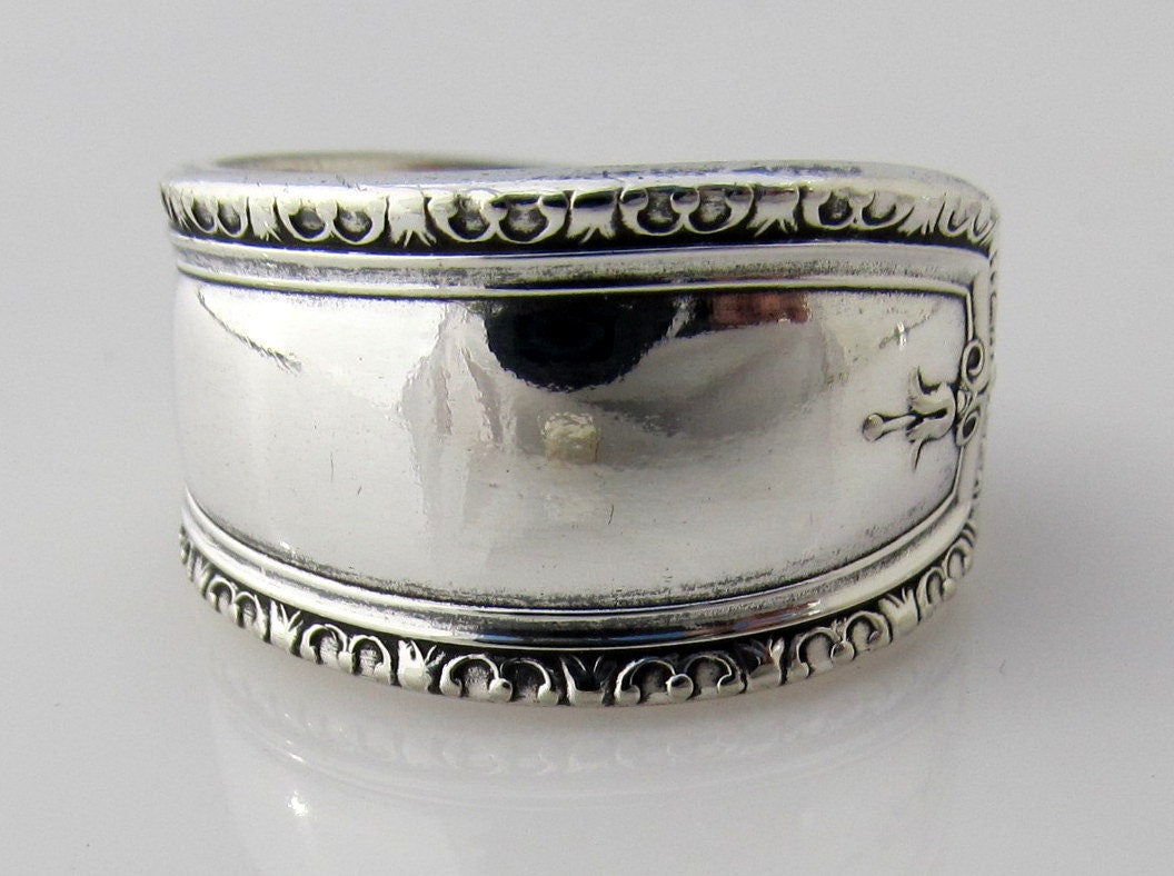 Awesome Art Deco Spoon Ring Louisiana Band Style From 1924