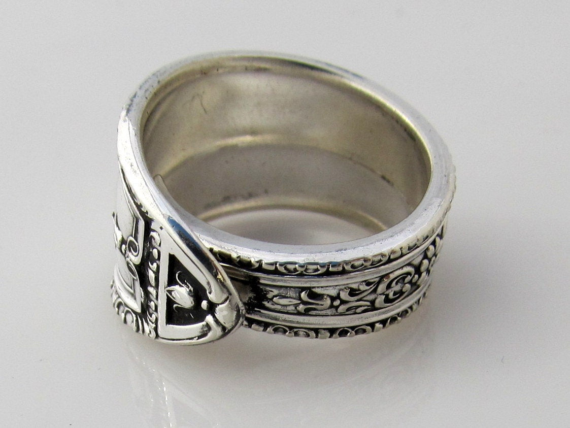 Awesome Art Deco Spoon Ring Louisiana Band Style From 1924