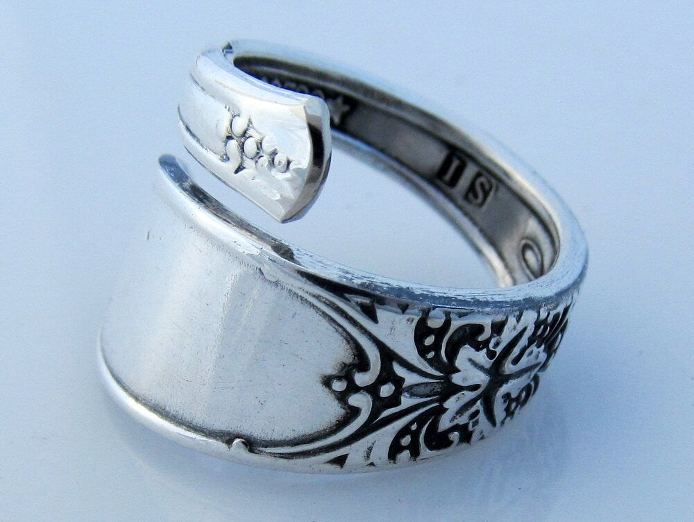 Spoon Ring Champagne Wrapped Demitasse