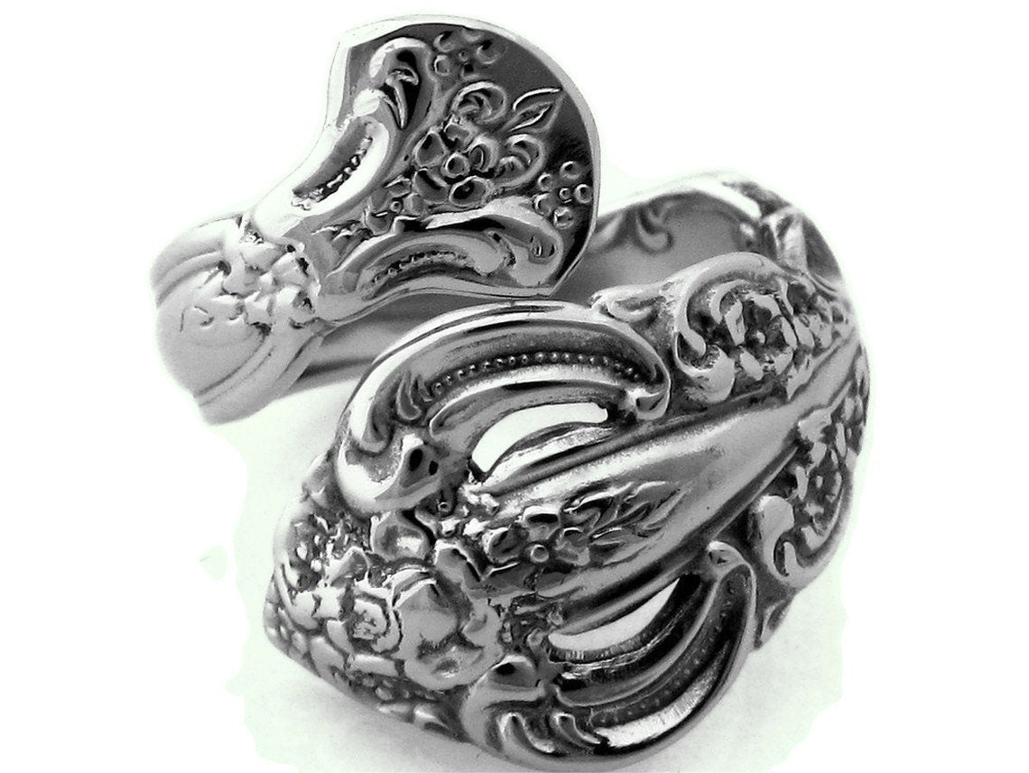 Wrapped Spoon Ring Michelangelo Stainless Steel