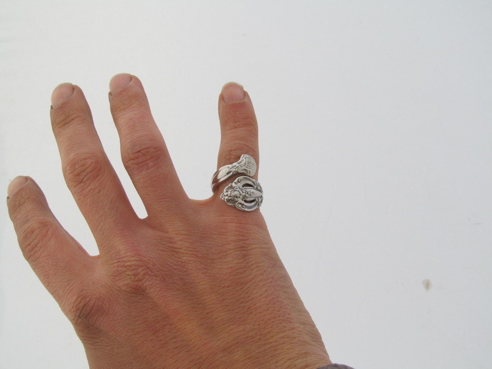Wrapped Spoon Ring Michelangelo Stainless Steel
