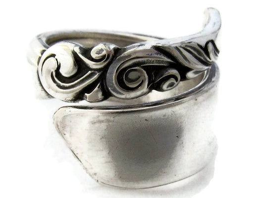Spoon Ring Wrapped South Seas Demitasse 1955