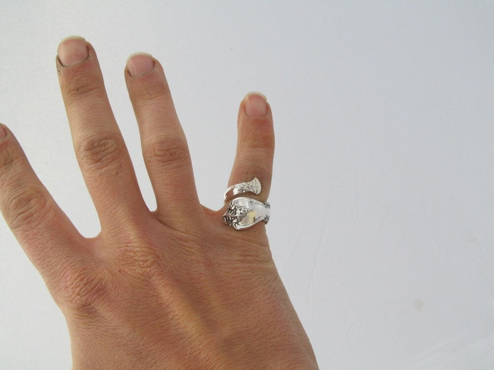 Demitasse Spoon Ring 3 4 5 6 7 8 9 Orleans Pattern from 1964