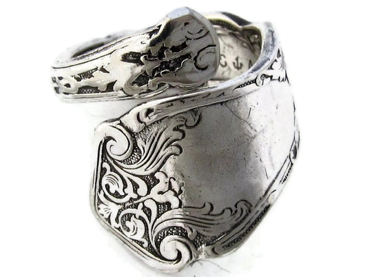 Demitasse Spoon Ring Alhambra 1907 Art Nouveau