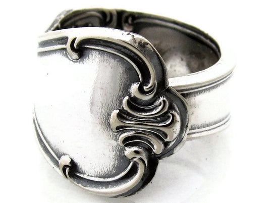 Spoon Ring Personalized Classic Signature Choose your letter