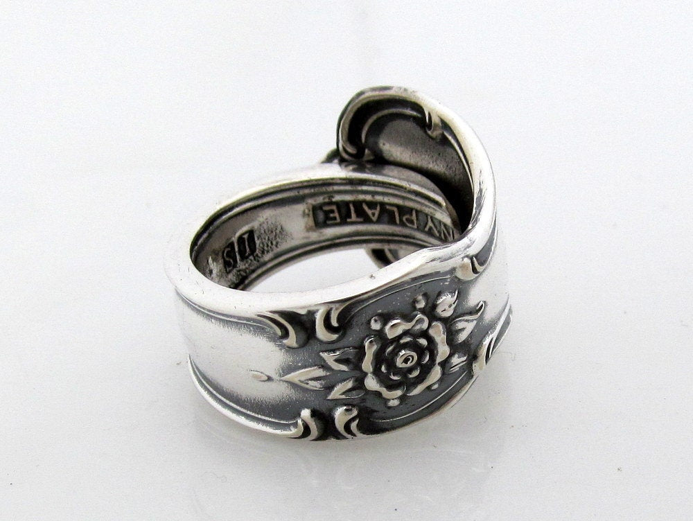 Spoon Ring Personalized Classic Signature Choose your letter