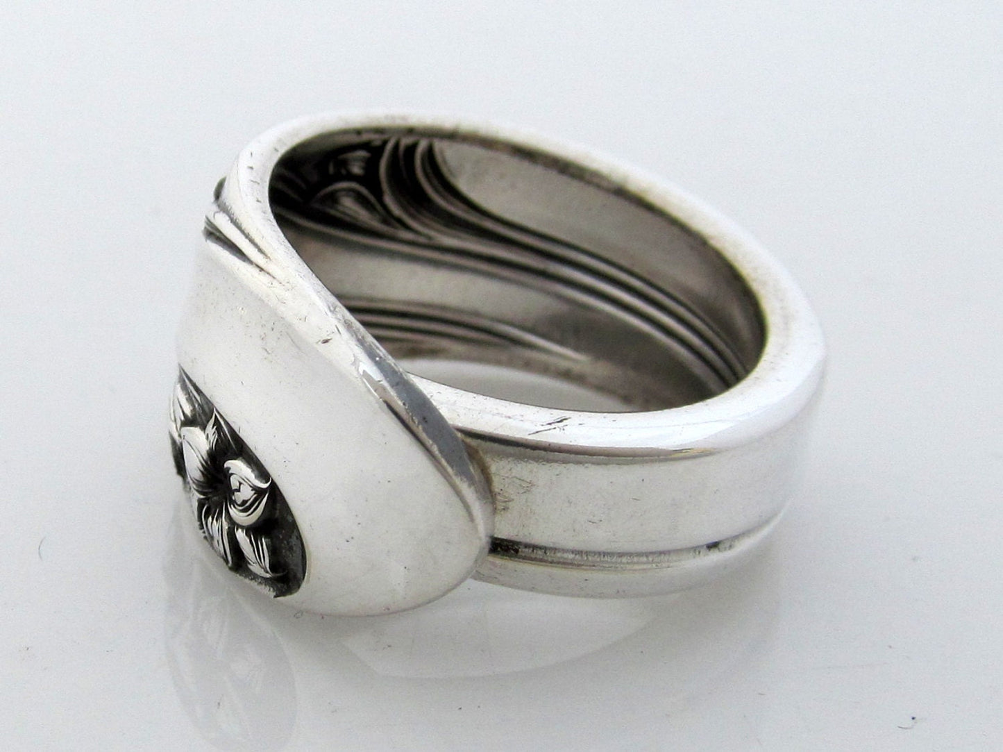 Spoon Ring Romance Deep Silver