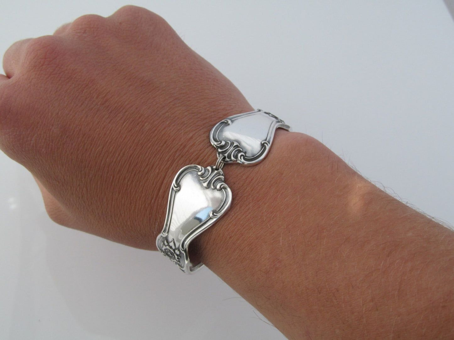 Personalized Spoon Bracelet  Signature Silver 1950