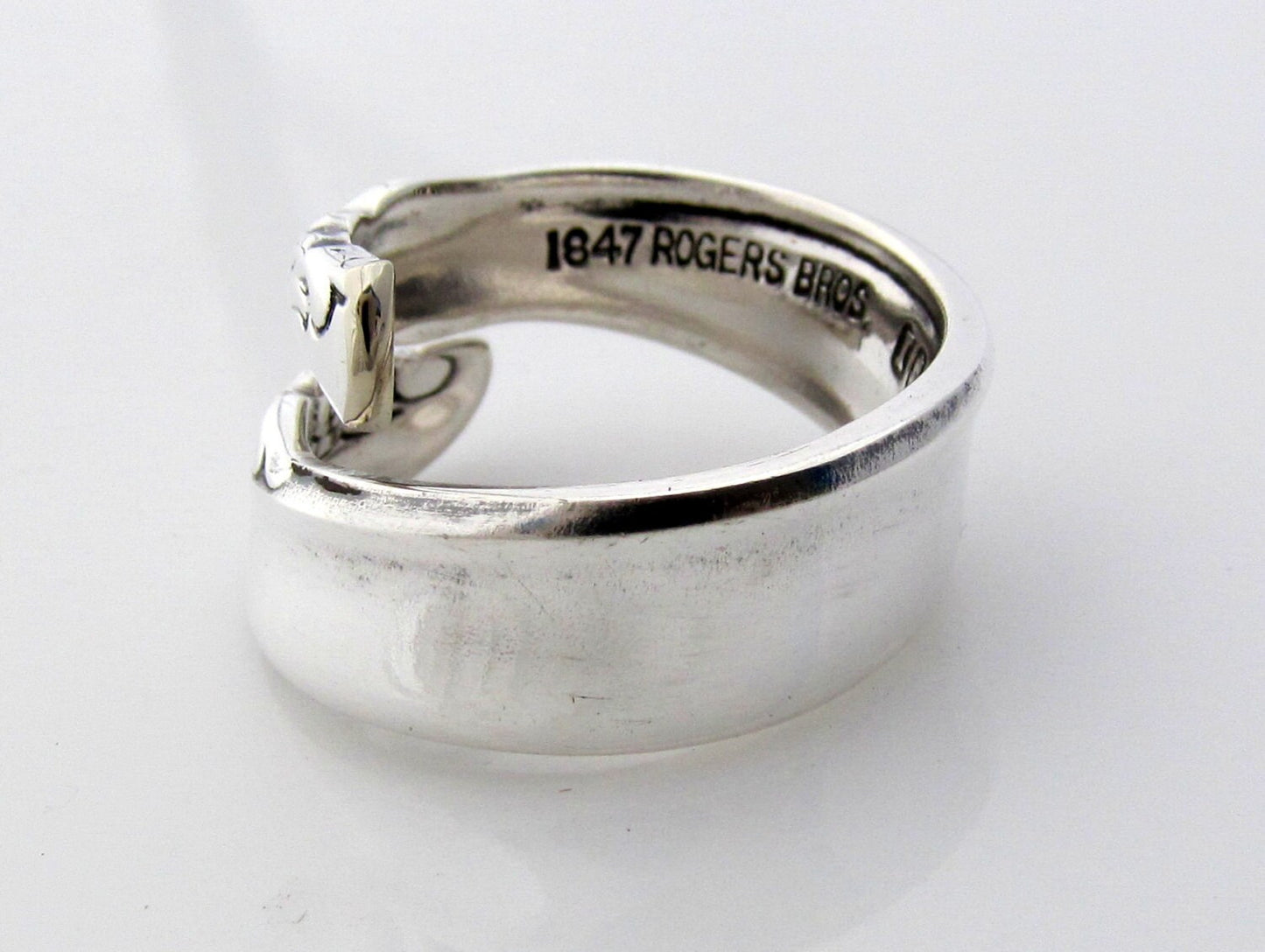 Demitasse Spoon Ring Leilani Pattern Wrapped Rare Heavenly Flower Hawaiian 1961