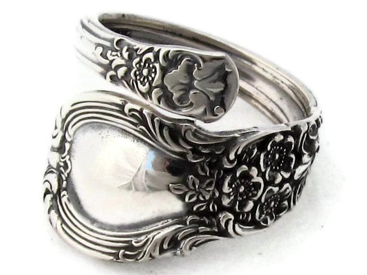 Sterling Silver Spoon Ring Lunt American Victorian Demitasse Size 4 to 9