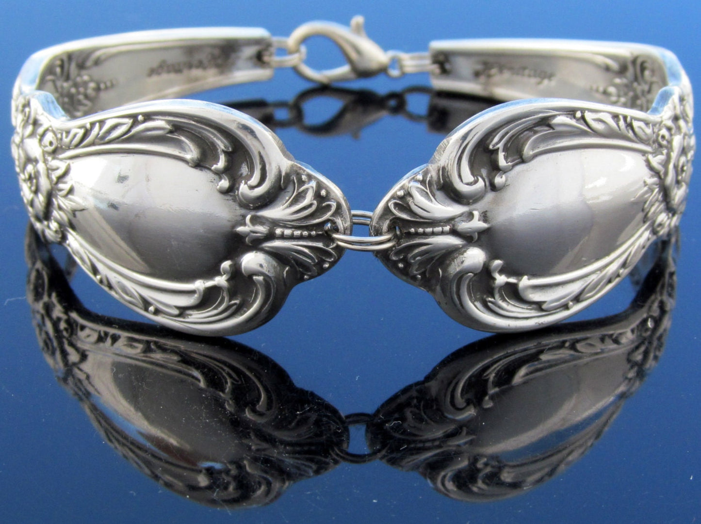 Traditional Spoon Bracelet Floral Heritage Pattern From 1953