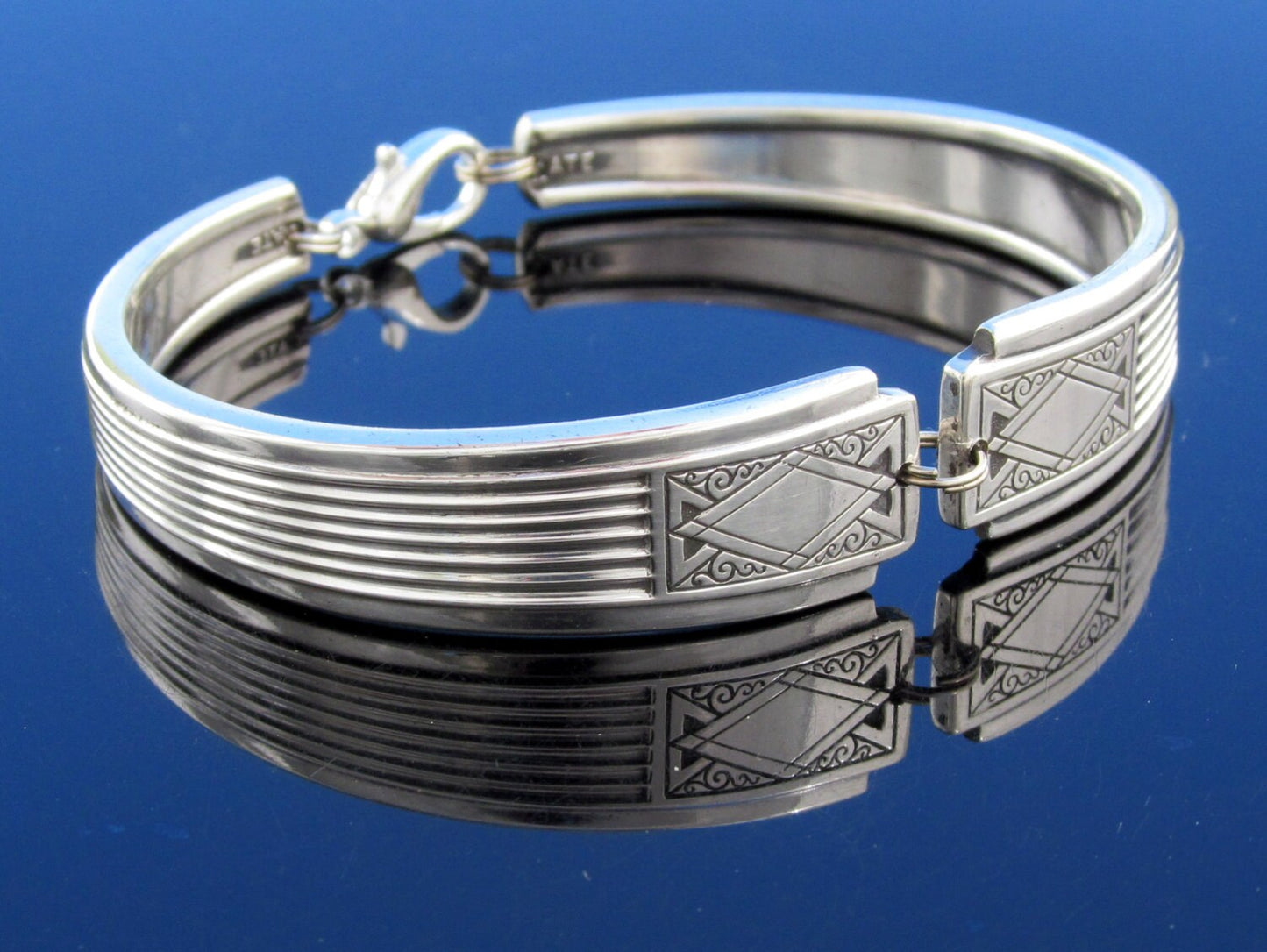 Mens Bracelet Art Deco Spoon Bracelet Noblesse