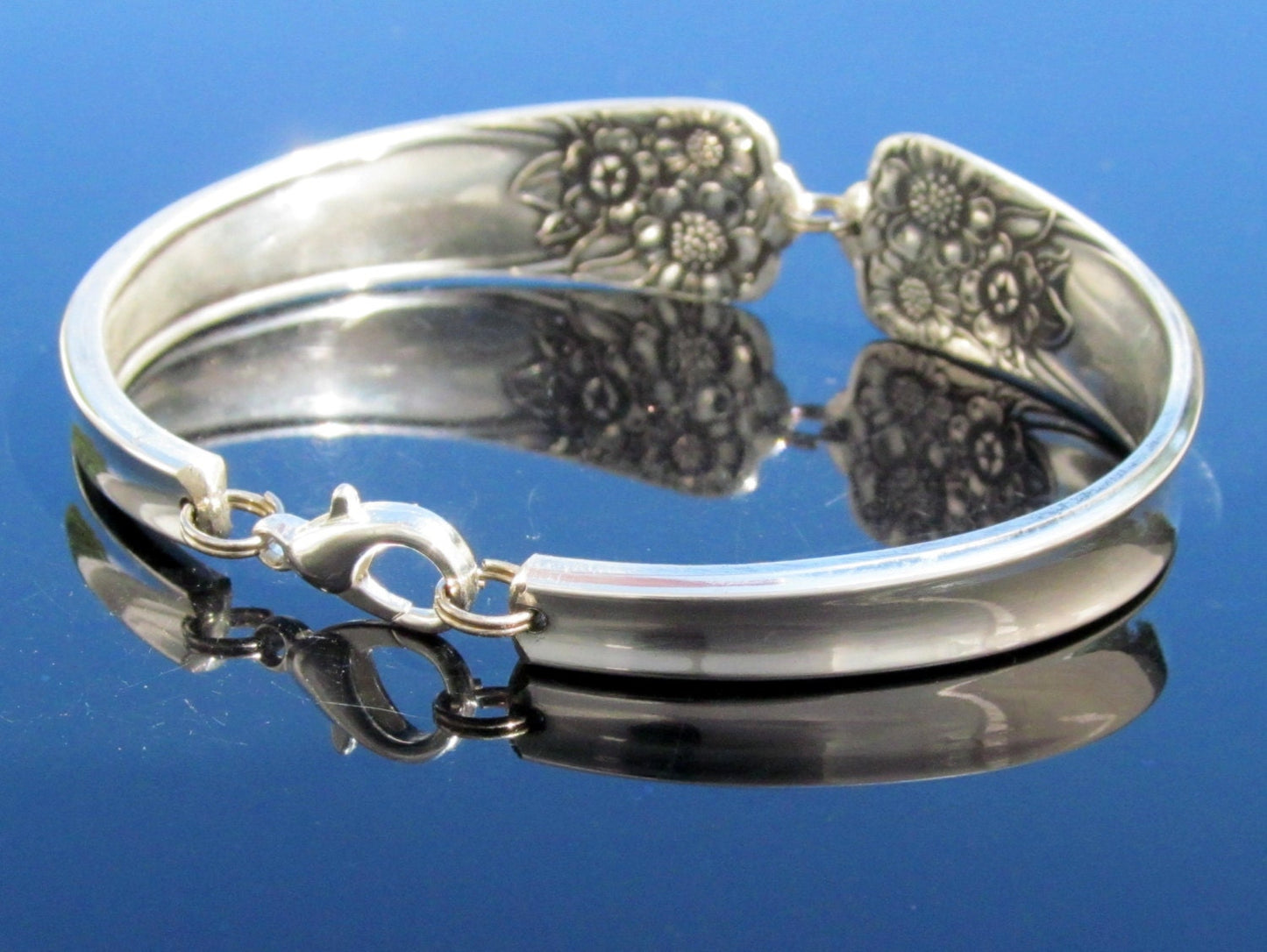 Sunflower Bracelet April 1950 Silverware Jewelry