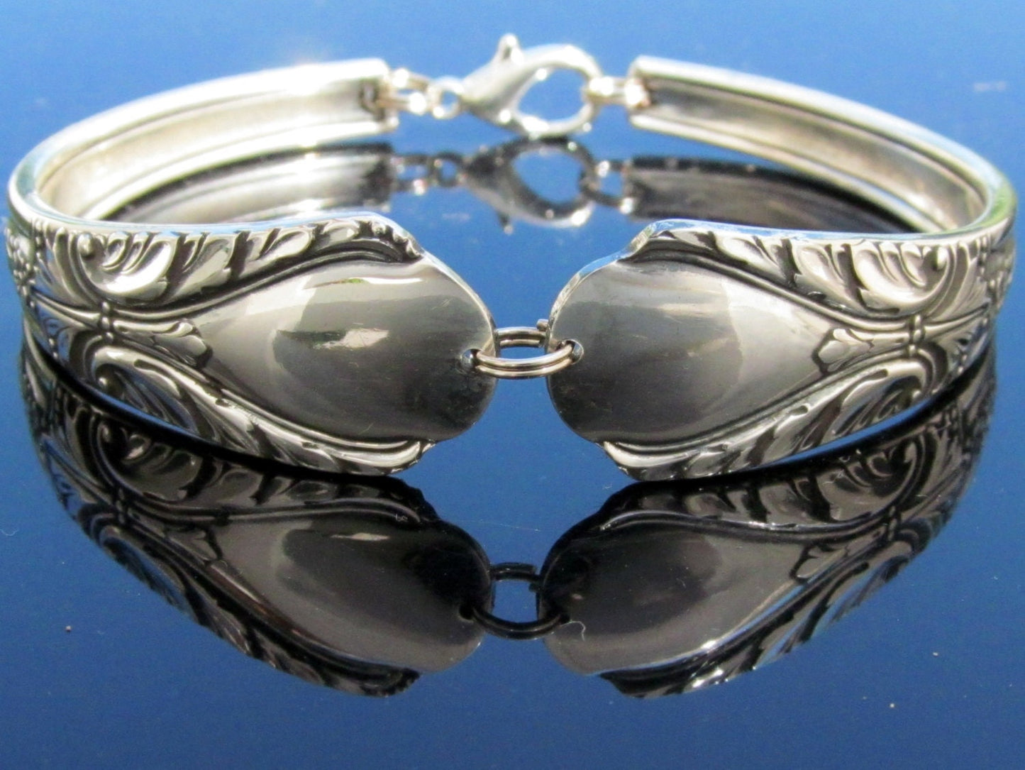 Art Deco Silver Spoon Bracelet Wings of Avalon