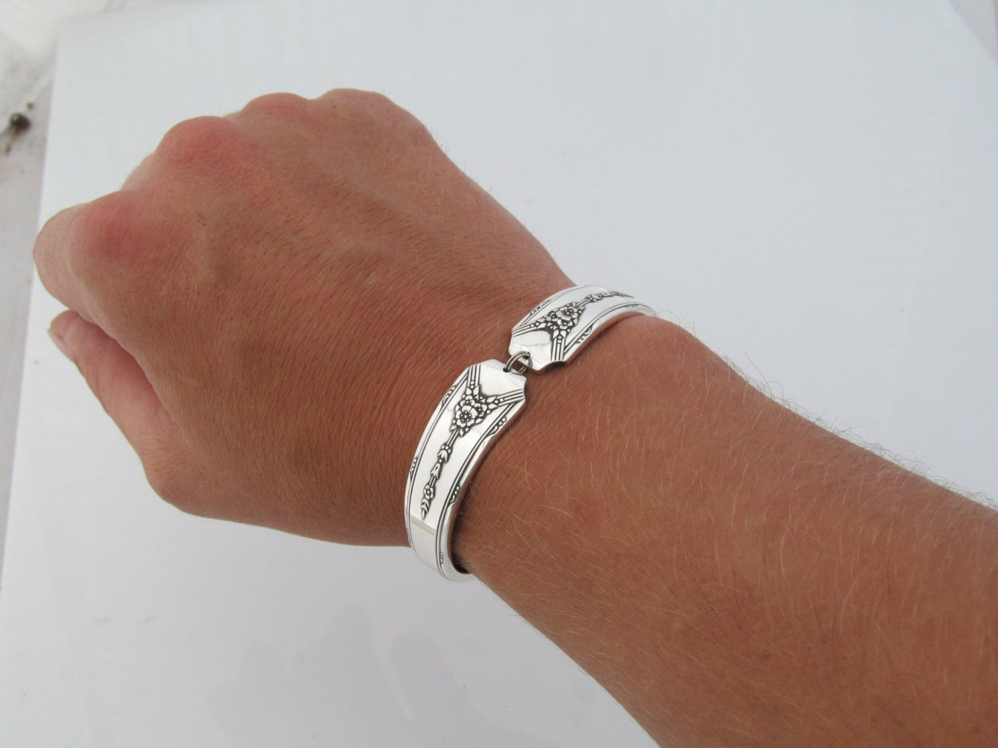 Antique Spoon Bracelet Milady Silverware 1940