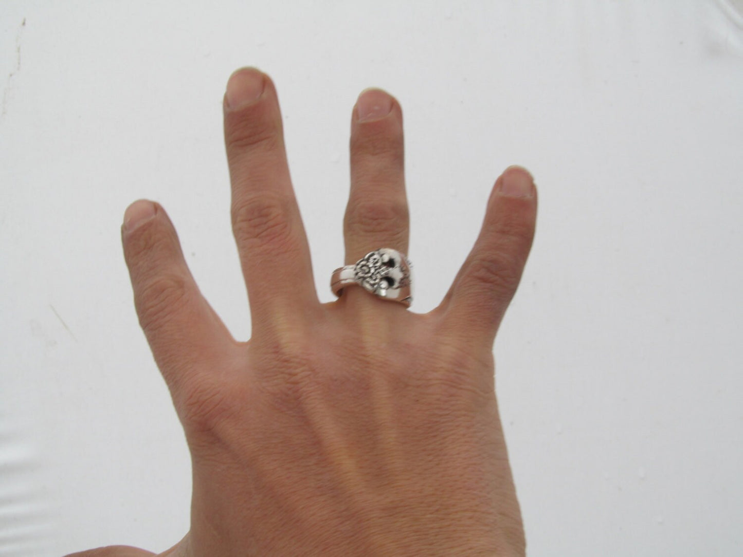 Spoon Ring Pierced Lovely Lady